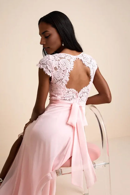 Graceful Stylish Refined Beautiful Elegant Black Lace A-Line Sweetheart Backless Prom Dress