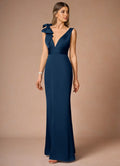 Timeless Special Occasion Sophisticated Graceful Stylish Elegant Red Mermaid Sleeveless Prom Dress