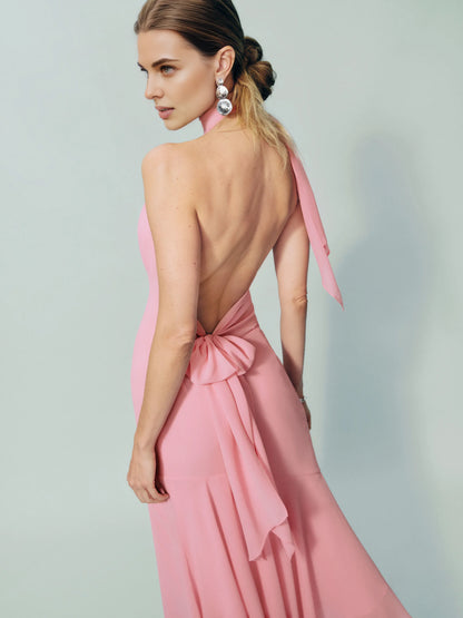 Special Occasion Sophisticated Graceful Stylish Elegant Mermaid High Neck Sleeveless Prom Dress