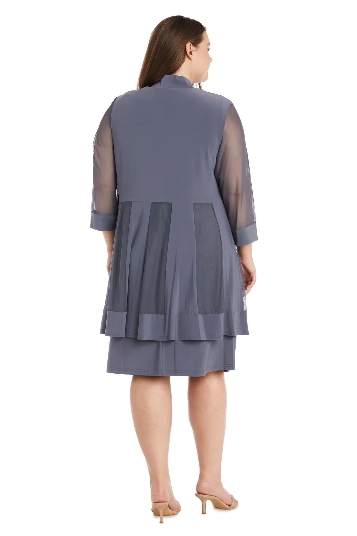 Refined Beautiful Timeless Elegant Long Sleeve Short Mother of the Bride Dress