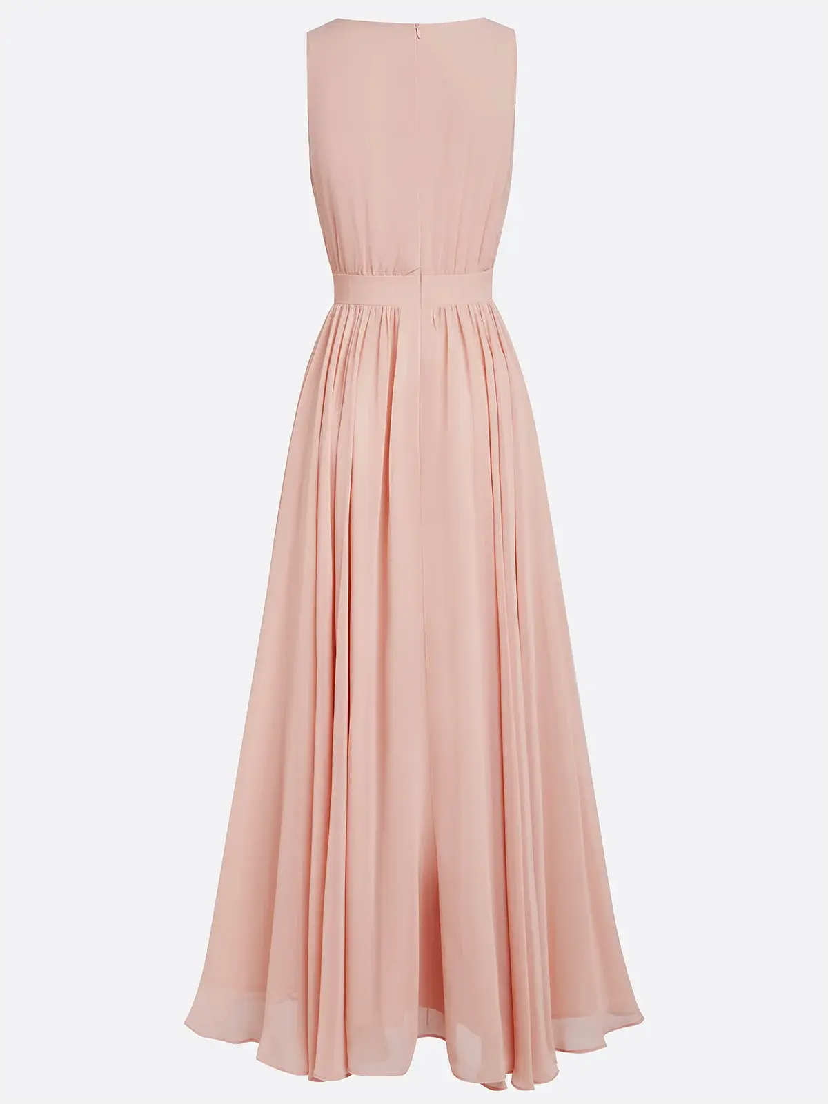 Special Occasion Sophisticated Graceful Stylish Refined Beautiful Elegant Pink Chiffon A-Line Prom Dress