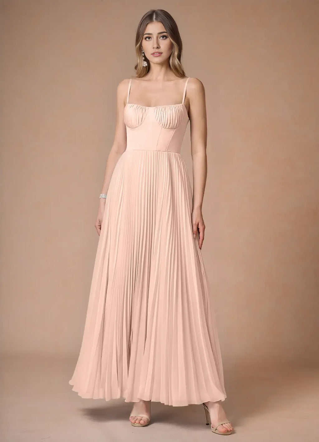 Graceful Stylish Refined Beautiful Timeless Chic Elegant Sky Blue Sleeveless Prom Dress