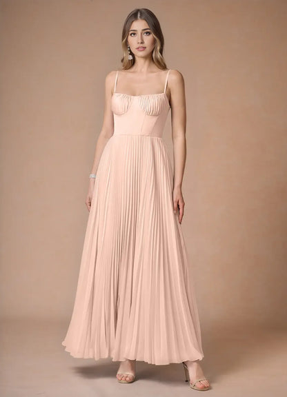 Graceful Stylish Refined Beautiful Timeless Chic Elegant Sky Blue Sleeveless Prom Dress
