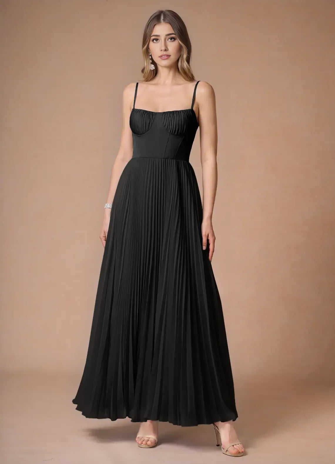 Graceful Stylish Refined Beautiful Timeless Chic Elegant Sky Blue Sleeveless Prom Dress