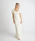 Timeless Special Occasion Sophisticated Graceful Stylish Refined Elegant Square Neck Bridesmaid Dress