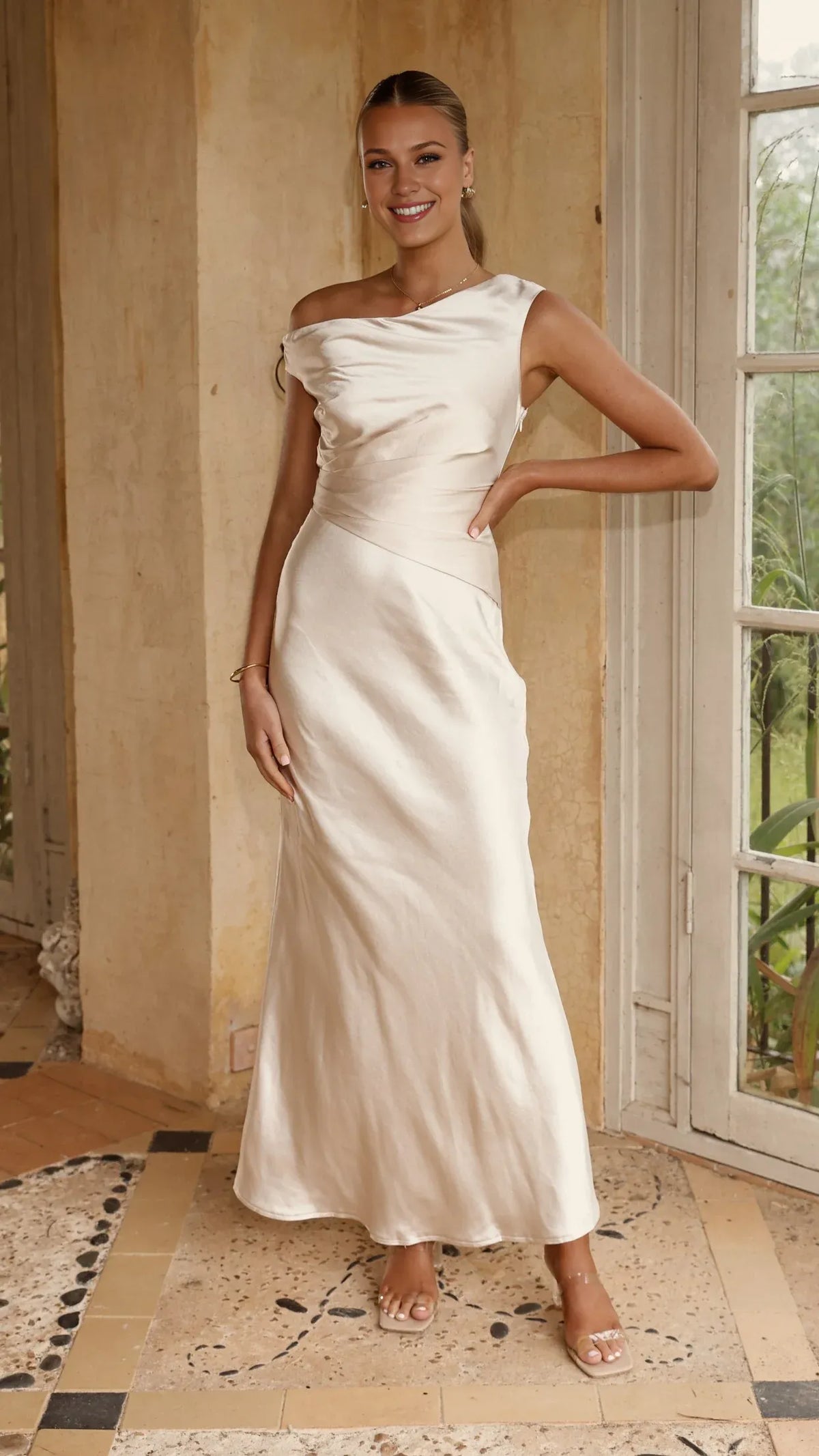 Stylish Refined Beautiful Timeless Special Occasion Elegant Yellow Mermaid Sleeveless Prom Dress