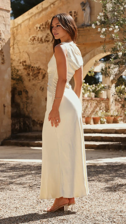 Stylish Refined Beautiful Timeless Special Occasion Elegant Yellow Mermaid Sleeveless Prom Dress