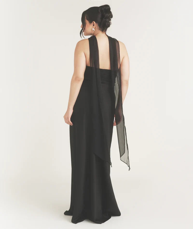 Special Occasion Sophisticated Graceful Stylish Refined Elegant Satin Strapless Sleeveless Bridesmaid Dress
