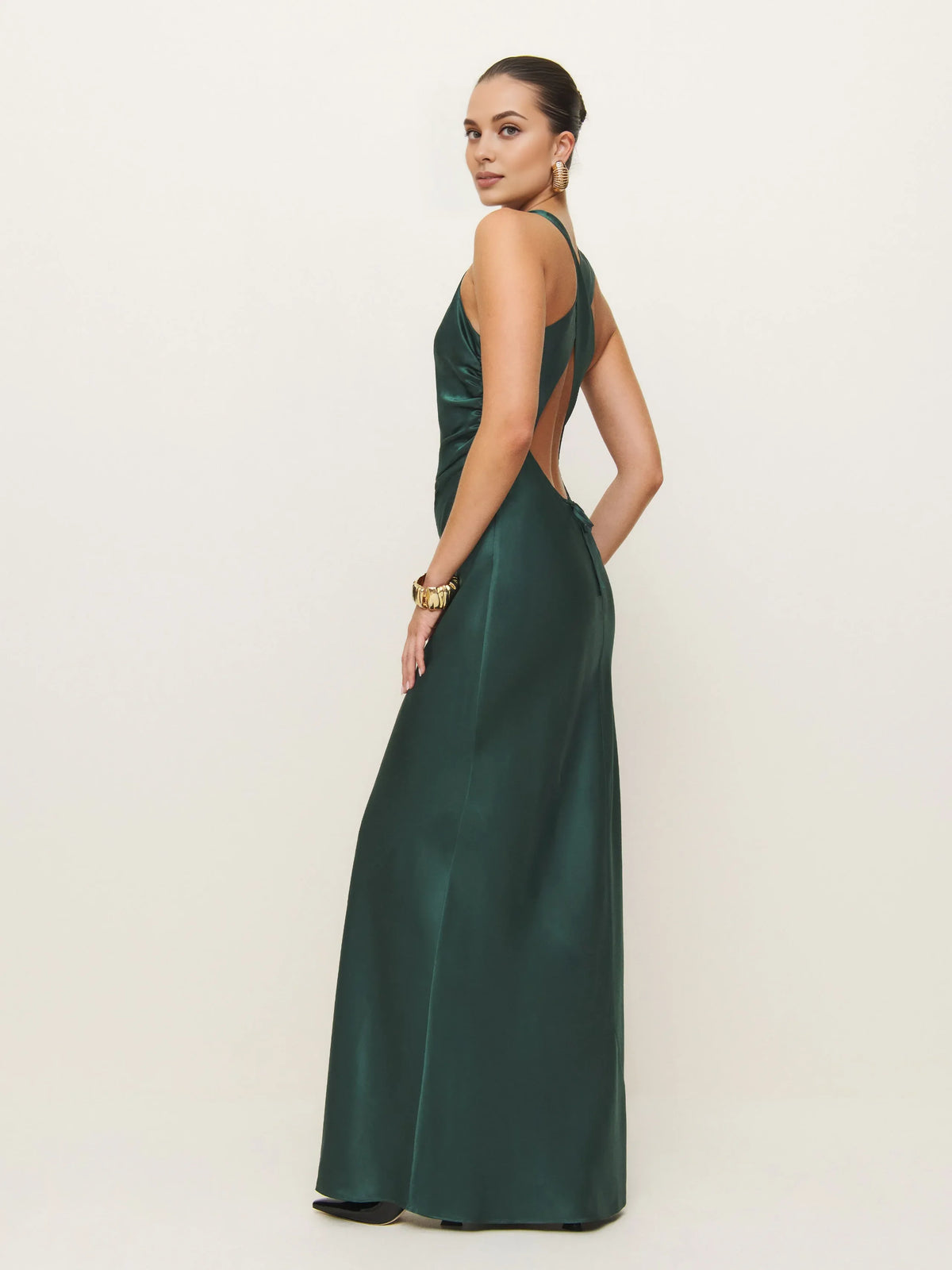 Stylish Refined Beautiful Timeless Special Occasion Elegant Mermaid Cowl Sleeveless Prom Dress