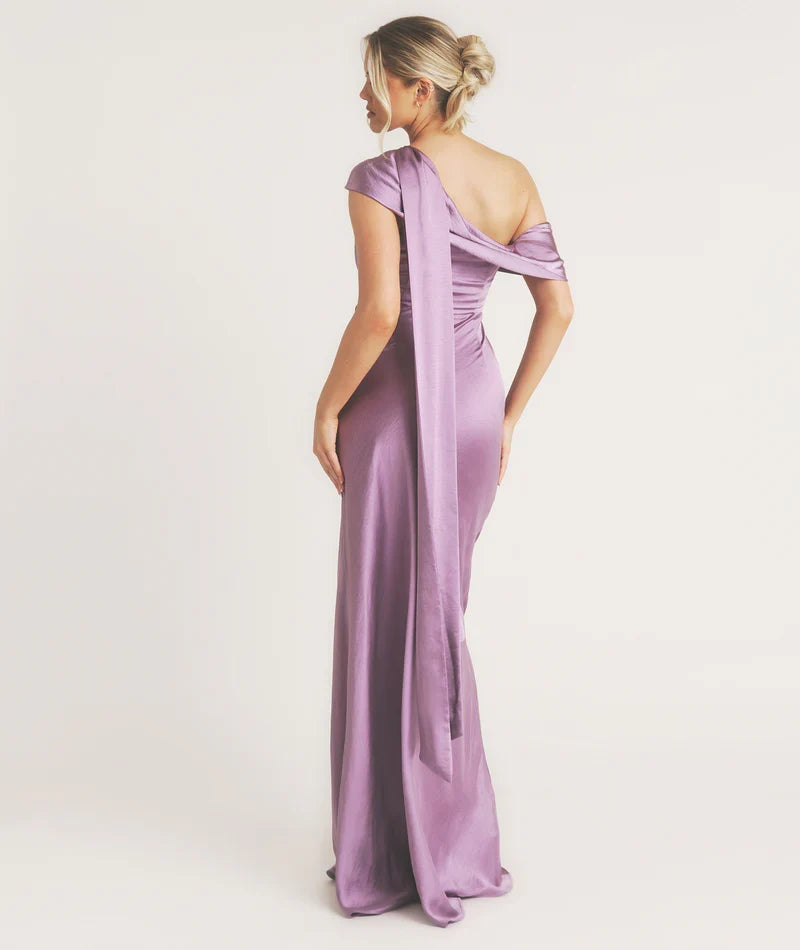 Special Occasion Sophisticated Graceful Stylish Refined Beautiful Timeless Elegant Satin Sleeveless Bridesmaid Dress