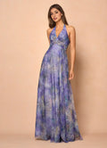 Special Occasion Sophisticated Graceful Stylish Elegant Lilac A-Line Halter Sleeveless Prom Dress