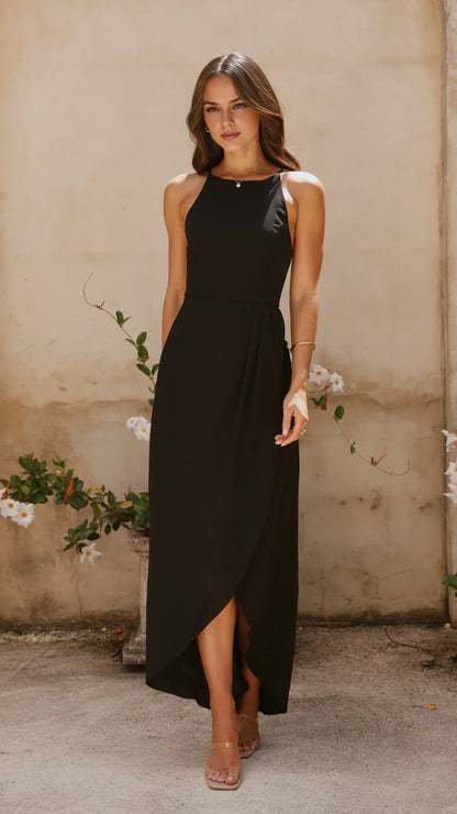Special Occasion Sophisticated Graceful Stylish Refined Elegant Yellow A-Line Sleeveless Prom Dress