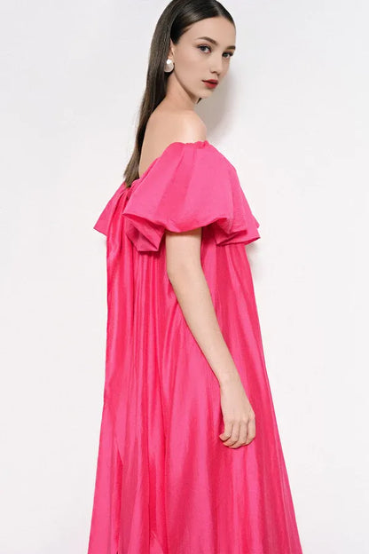 Graceful Stylish Refined Beautiful Timeless Chic Elegant A-Line Off-The-Shoulder Sleeveless Prom Dress