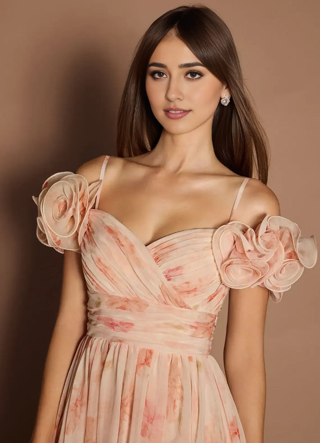 Timeless Special Occasion Sophisticated Graceful Stylish Refined Elegant A-Line Off-The-Shoulder Prom Dress