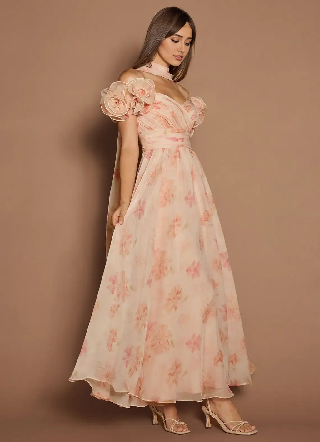 Timeless Special Occasion Sophisticated Graceful Stylish Refined Elegant A-Line Off-The-Shoulder Prom Dress