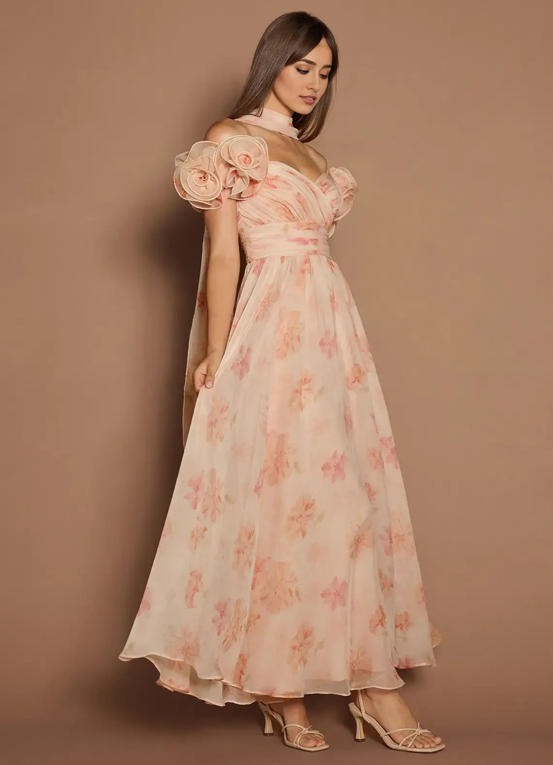 Timeless Special Occasion Sophisticated Graceful Stylish Refined Elegant A-Line Off-The-Shoulder Prom Dress