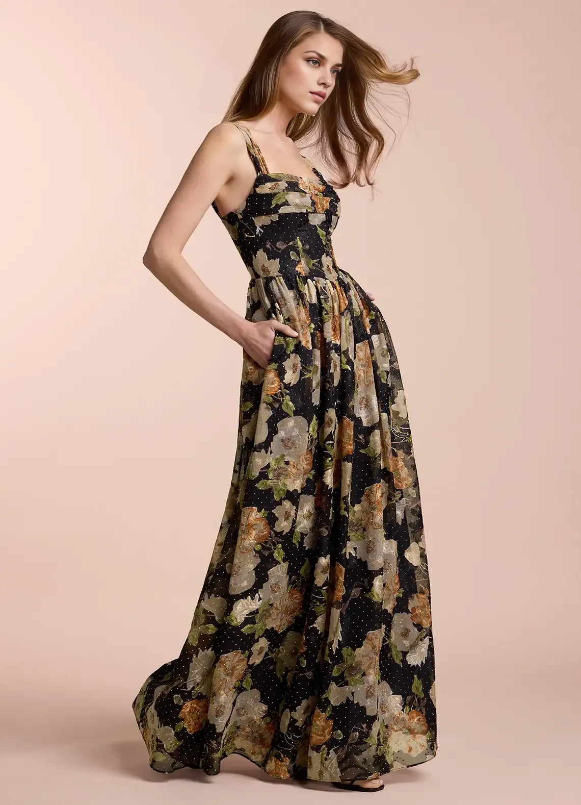 Special Occasion Sophisticated Graceful Stylish Refined Beautiful Elegant Lace Sleeveless Prom Dress