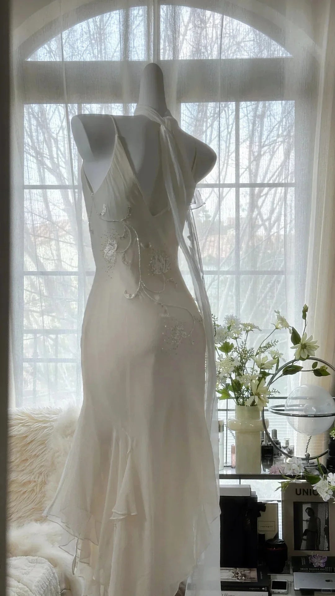 Special Occasion Sophisticated Graceful Stylish Elegant Chiffon Mermaid Spaghetti Strap Prom Dress