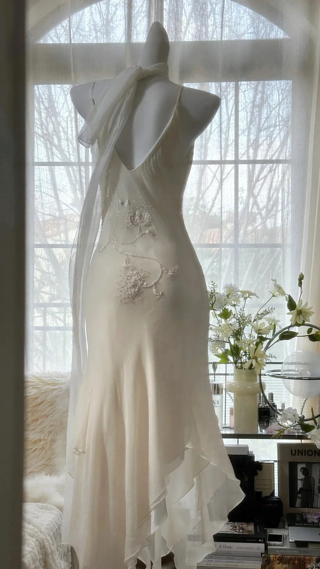 Special Occasion Sophisticated Graceful Stylish Elegant Chiffon Mermaid Spaghetti Strap Prom Dress