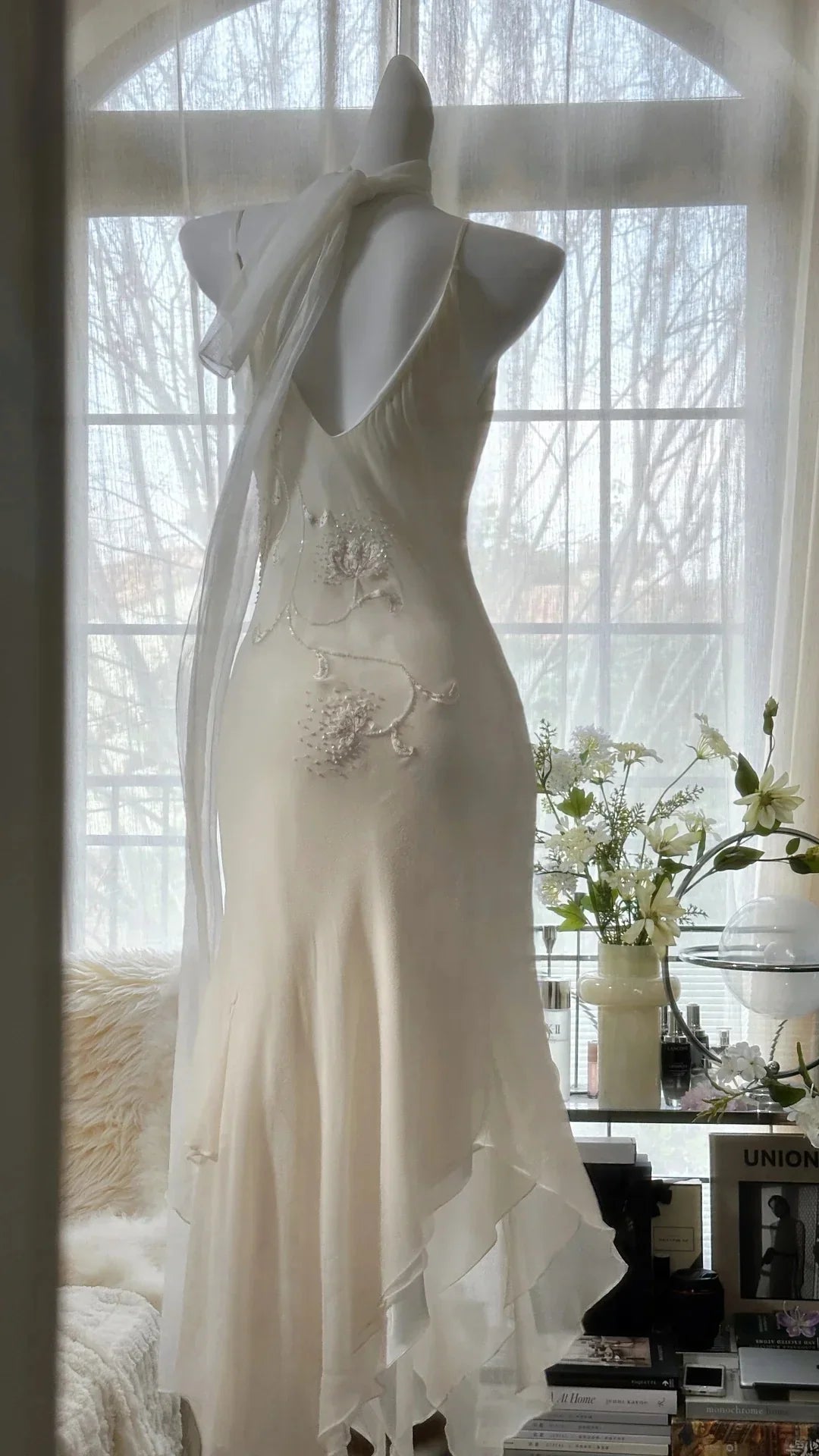 Special Occasion Sophisticated Graceful Stylish Elegant Chiffon Mermaid Spaghetti Strap Prom Dress