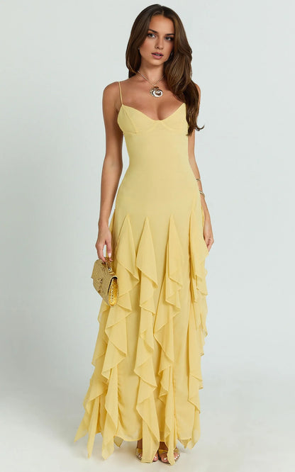 Special Occasion Sophisticated Graceful Stylish Refined Beautiful Timeless Elegant Blue Sleeveless Evening Dress