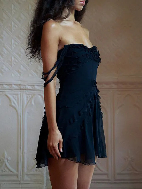 Sophisticated Graceful Stylish Refined Beautiful Timeless Elegant Red Backless Mini Homecoming Dress