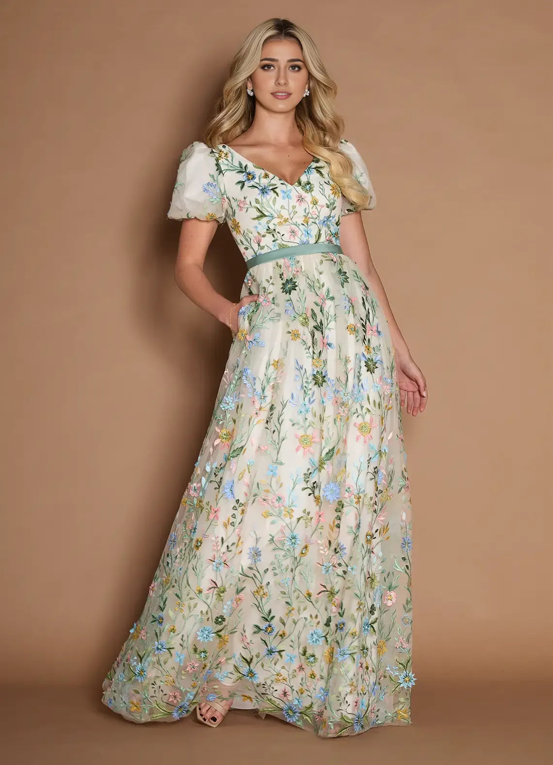 Special Occasion Sophisticated Graceful Stylish Refined Elegant A-Line Short Sleeve Short Prom Dress