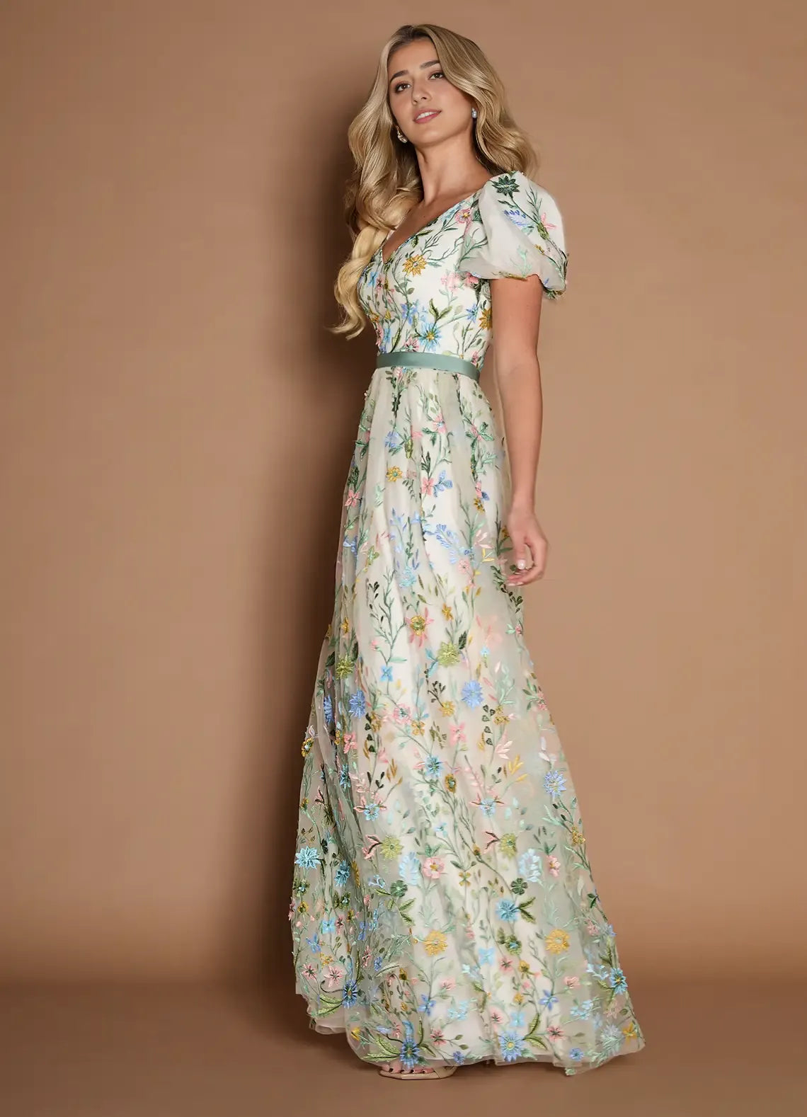 Special Occasion Sophisticated Graceful Stylish Refined Elegant A-Line Short Sleeve Short Prom Dress