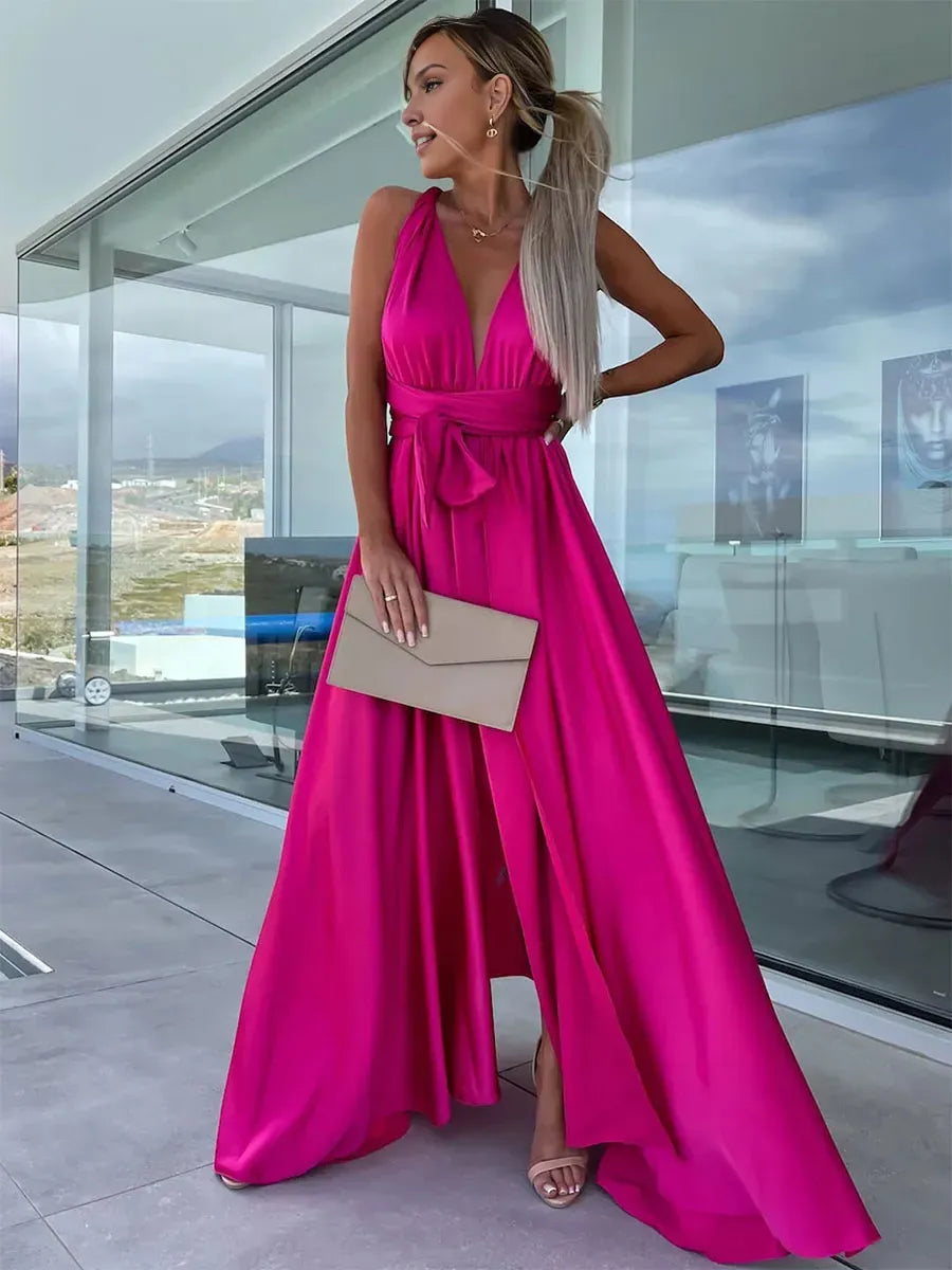 Timeless Special Occasion Sophisticated Graceful Stylish Refined Elegant A-Line Sleeveless Prom Dress
