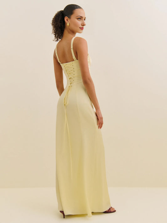 Refined Beautiful Timeless Special Occasion Sophisticated Elegant Lace Mermaid Sleeveless Prom Dress