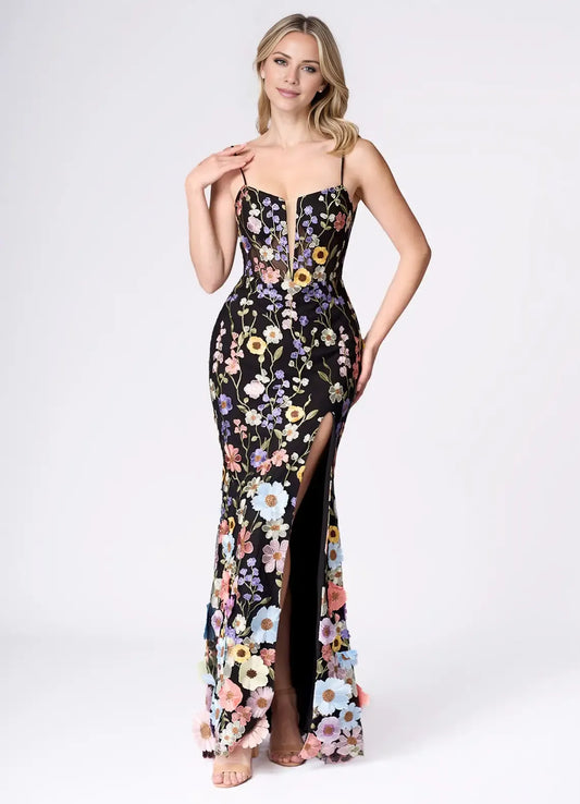 Refined Beautiful Timeless Special Occasion Sophisticated Elegant Black Mermaid Sleeveless Prom Dress