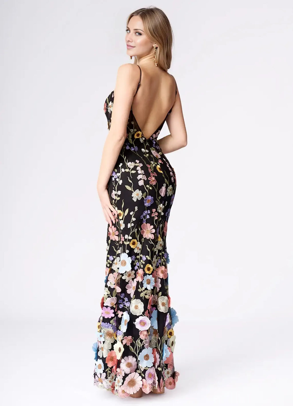 Refined Beautiful Timeless Special Occasion Sophisticated Elegant Black Mermaid Sleeveless Prom Dress