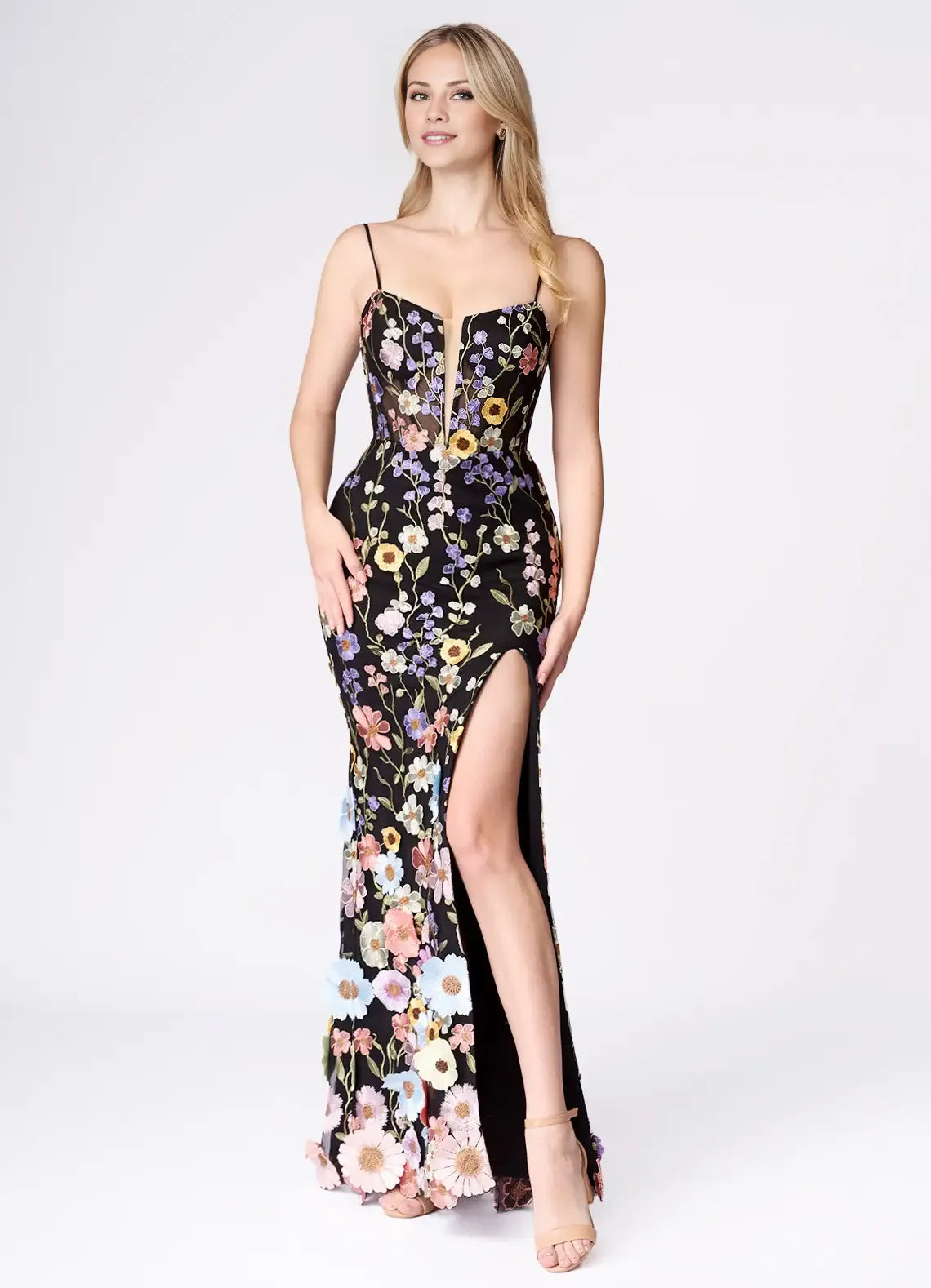 Refined Beautiful Timeless Special Occasion Sophisticated Elegant Black Mermaid Sleeveless Prom Dress