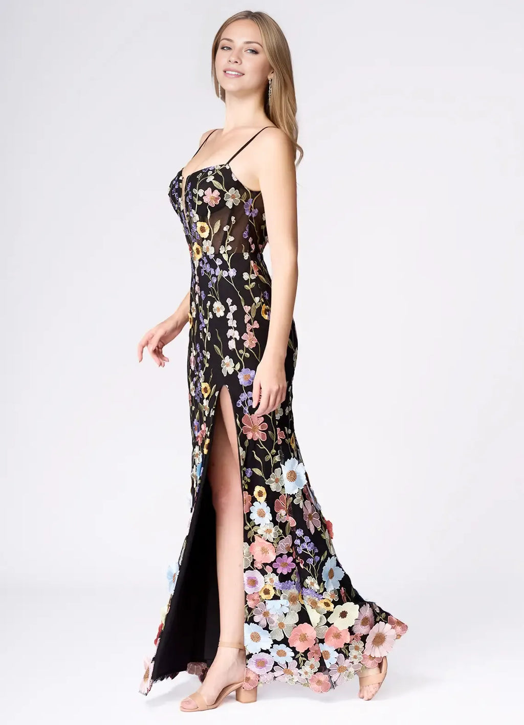 Refined Beautiful Timeless Special Occasion Sophisticated Elegant Black Mermaid Sleeveless Prom Dress