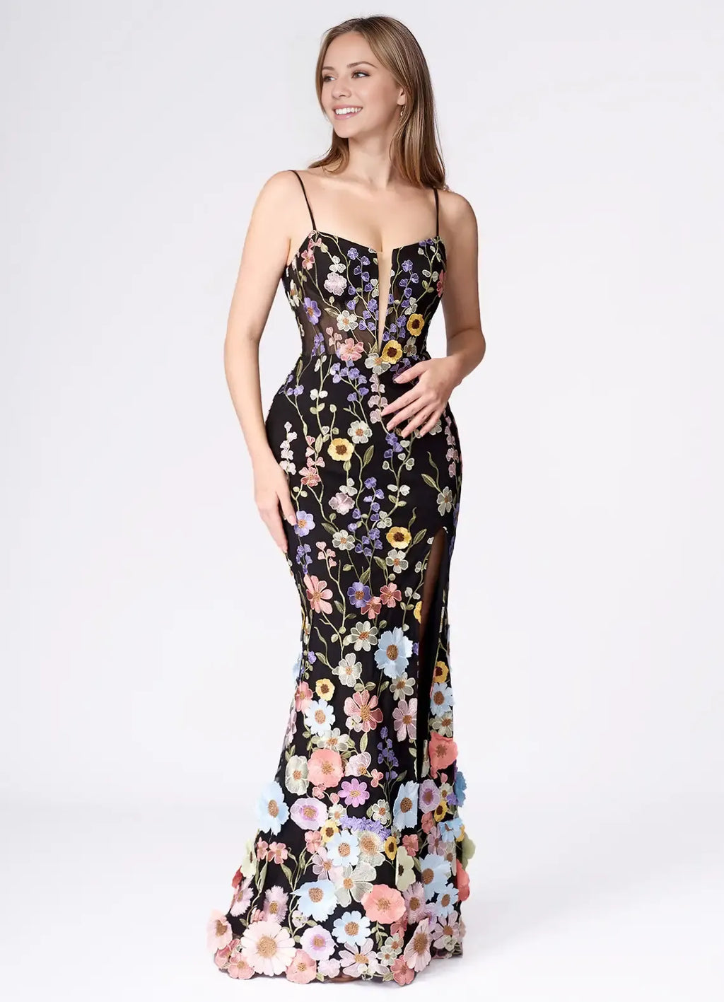 Refined Beautiful Timeless Special Occasion Sophisticated Elegant Black Mermaid Sleeveless Prom Dress