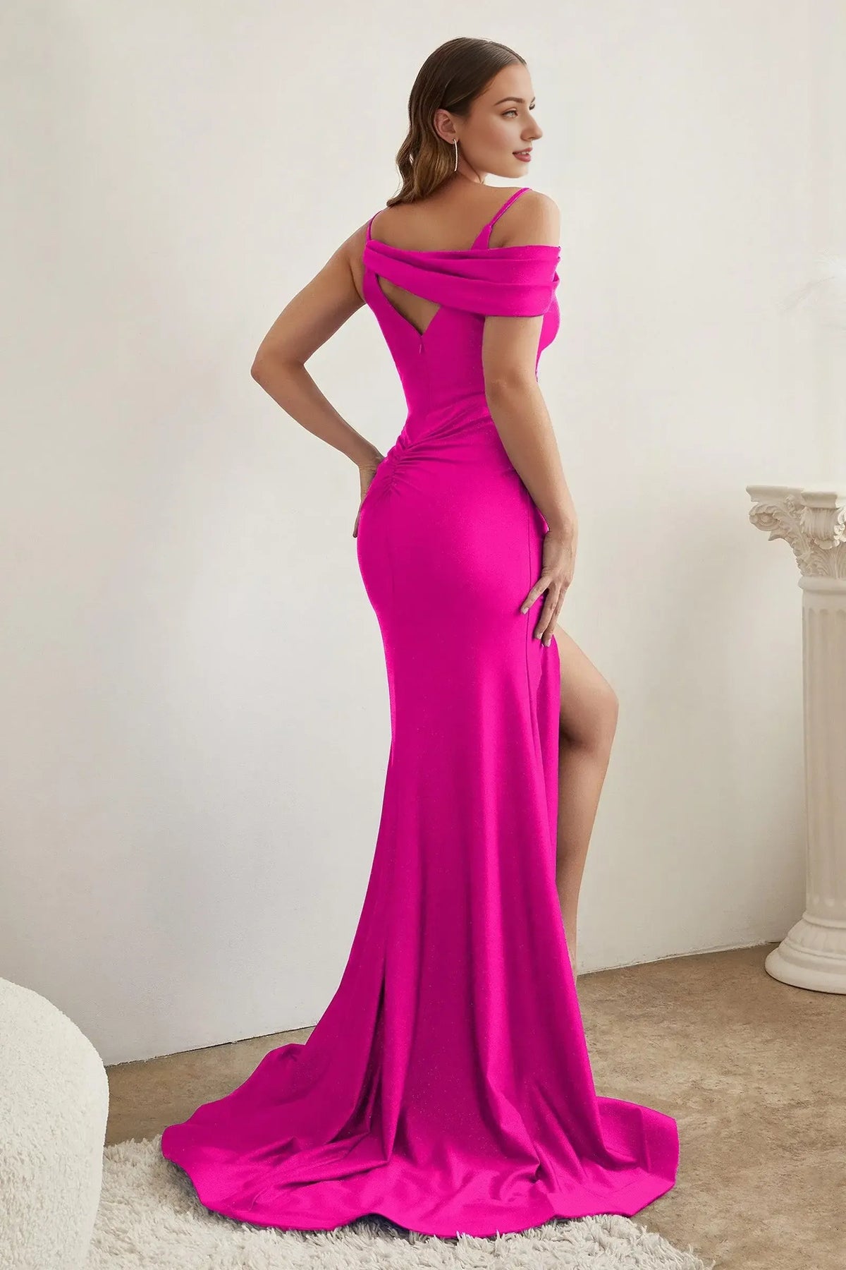 Special Occasion Sophisticated Graceful Stylish Refined Beautiful Elegant Mermaid Sleeveless Prom Dress