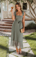 Special Occasion Sophisticated Graceful Stylish Refined Beautiful Elegant Square Neck Sleeveless Prom Dress