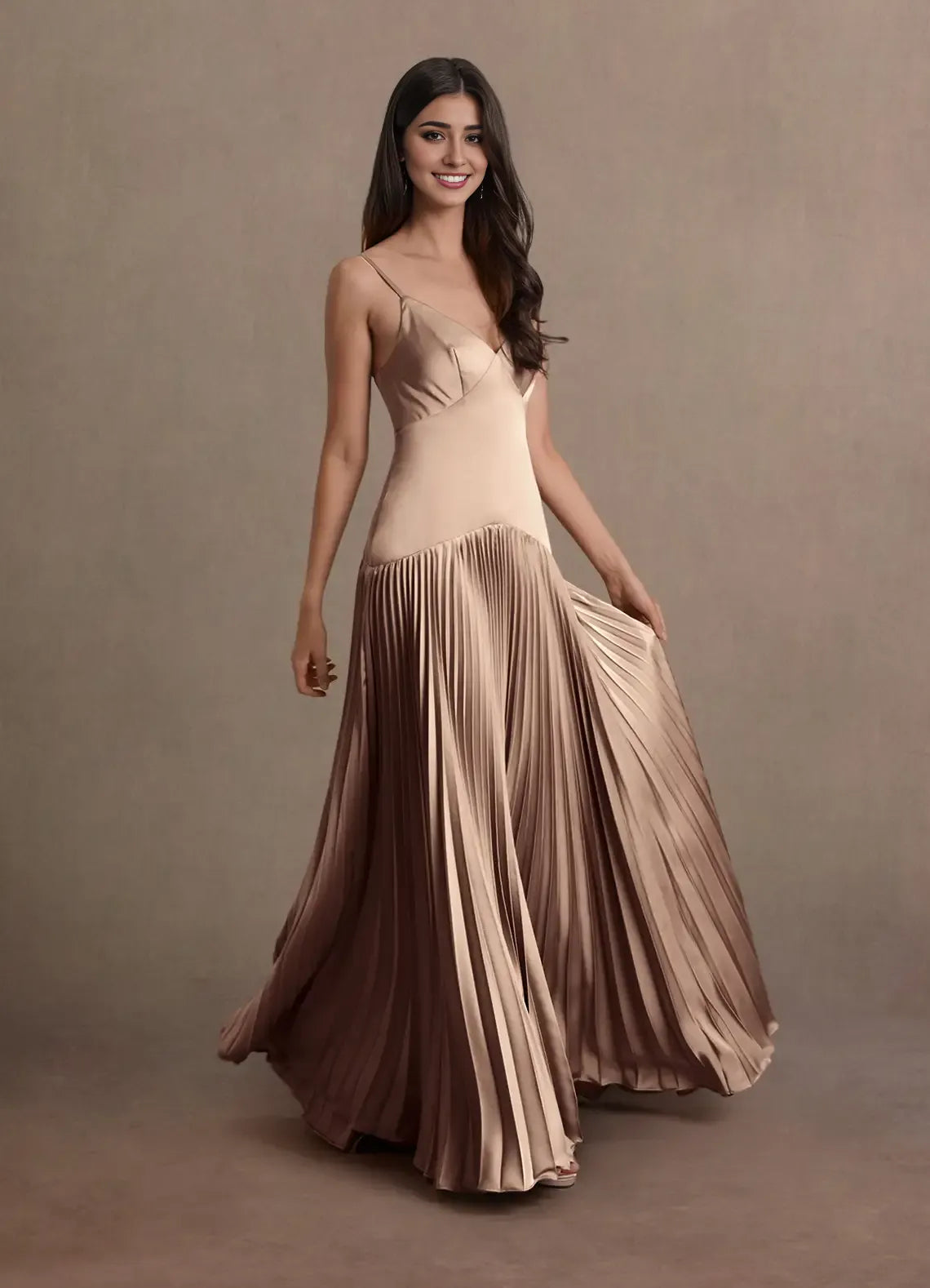 Special Occasion Sophisticated Graceful Stylish Elegant Blue Satin A-Line Sleeveless Prom Dress