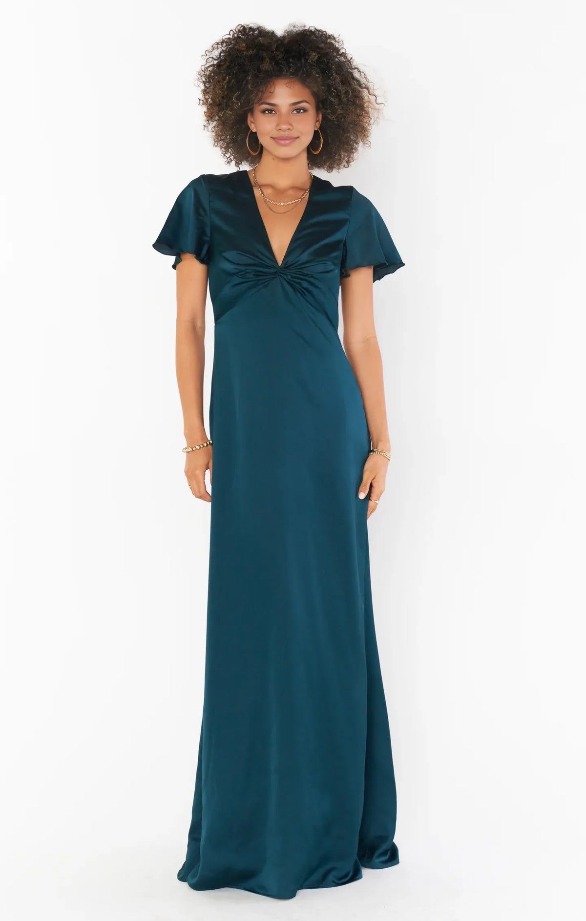 Refined Beautiful Timeless Special Occasion Elegant Satin Short Sleeve Short Prom Dress