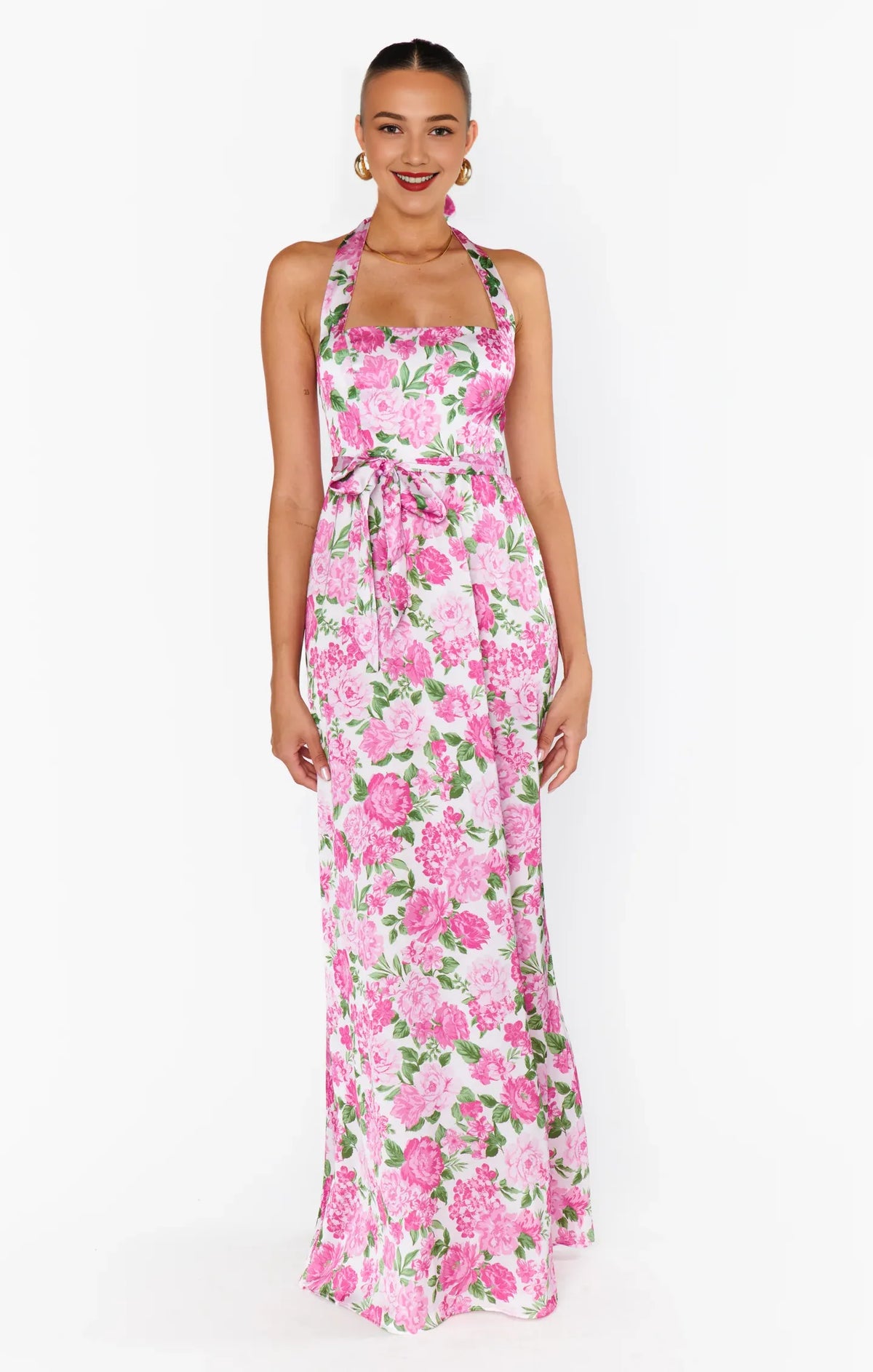Beautiful Timeless Special Occasion Sophisticated Graceful Elegant A-Line Halter Sleeveless Prom Dress