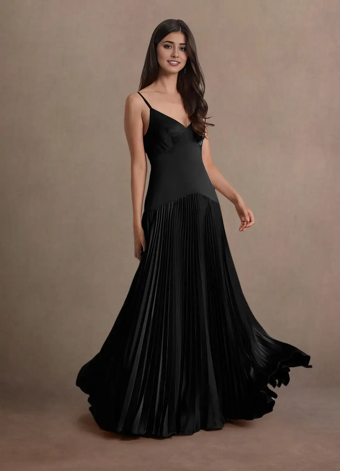 Special Occasion Sophisticated Graceful Stylish Elegant Blue Satin A-Line Sleeveless Prom Dress