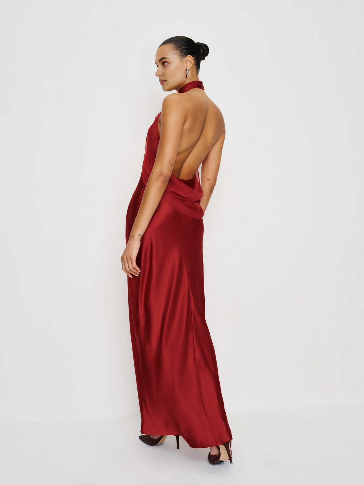 Special Occasion Sophisticated Graceful Elegant Yellow Mermaid High Neck Sleeveless Prom Dress