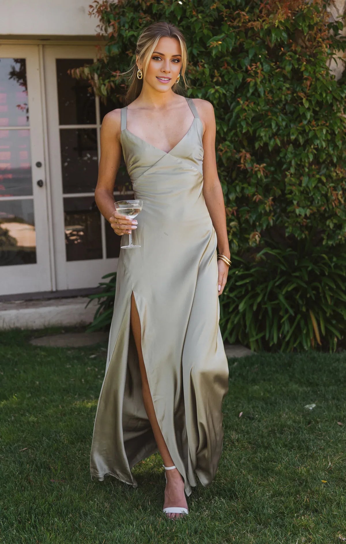 Sophisticated Graceful Stylish Refined Beautiful Timeless Chic Elegant Satin Sleeveless Prom Dress