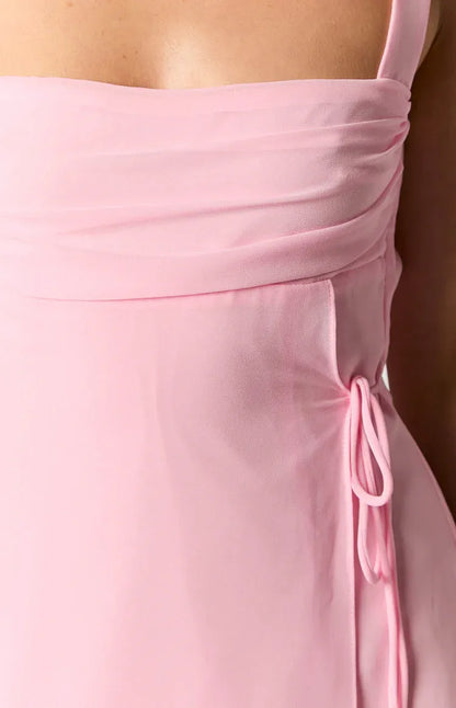 Special Occasion Sophisticated Graceful Stylish Refined Beautiful Timeless Elegant Chiffon Sleeveless Homecoming Dress