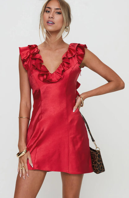 Sophisticated Graceful Stylish Refined Beautiful Elegant Lace Sheath Sleeveless Mini Homecoming Dress