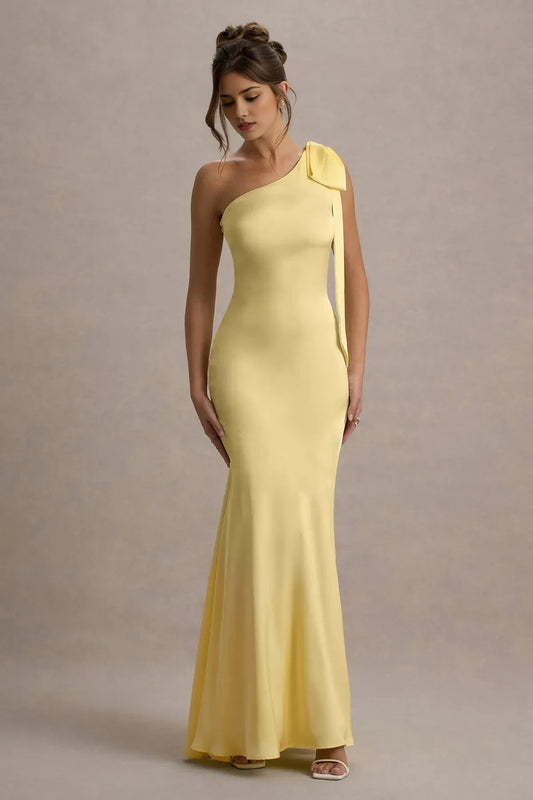 Luxurious Red A-Line One-Shoulder Classic-Sleeve Classic-Back Mini-Length Prom Dress