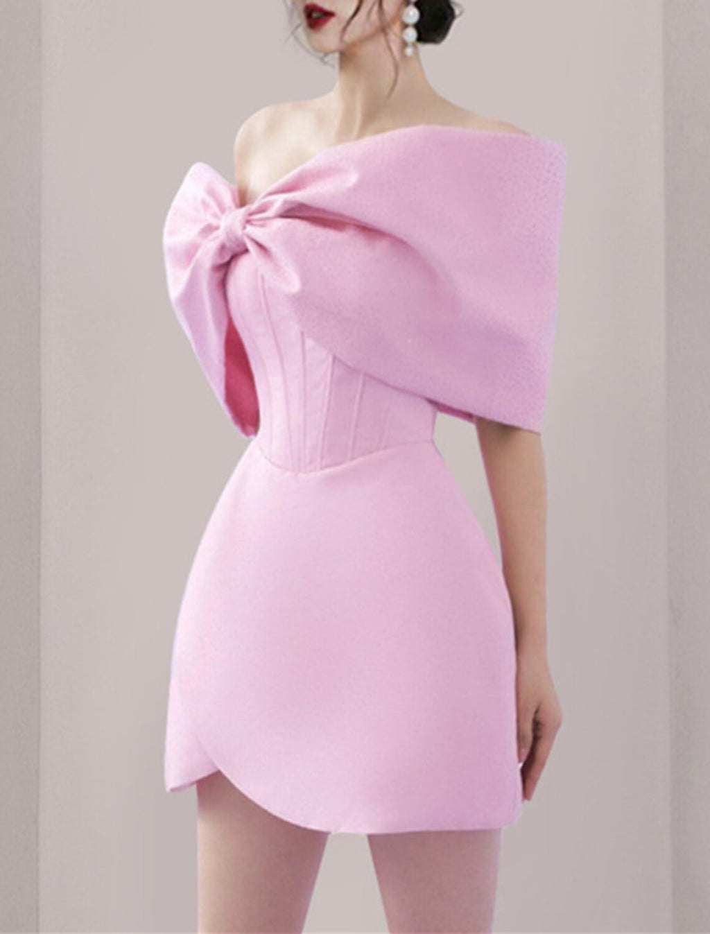 Homecoming Dresses Princess Dress Graduation Party Wear Short / Mini Sleeveless Off Shoulder with Bow(s)
