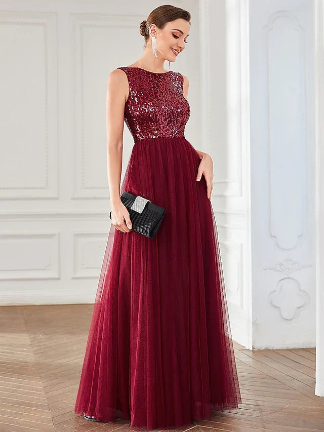 Party Dresses Elegant Dress Wedding Guest Floor Length Sleeveless