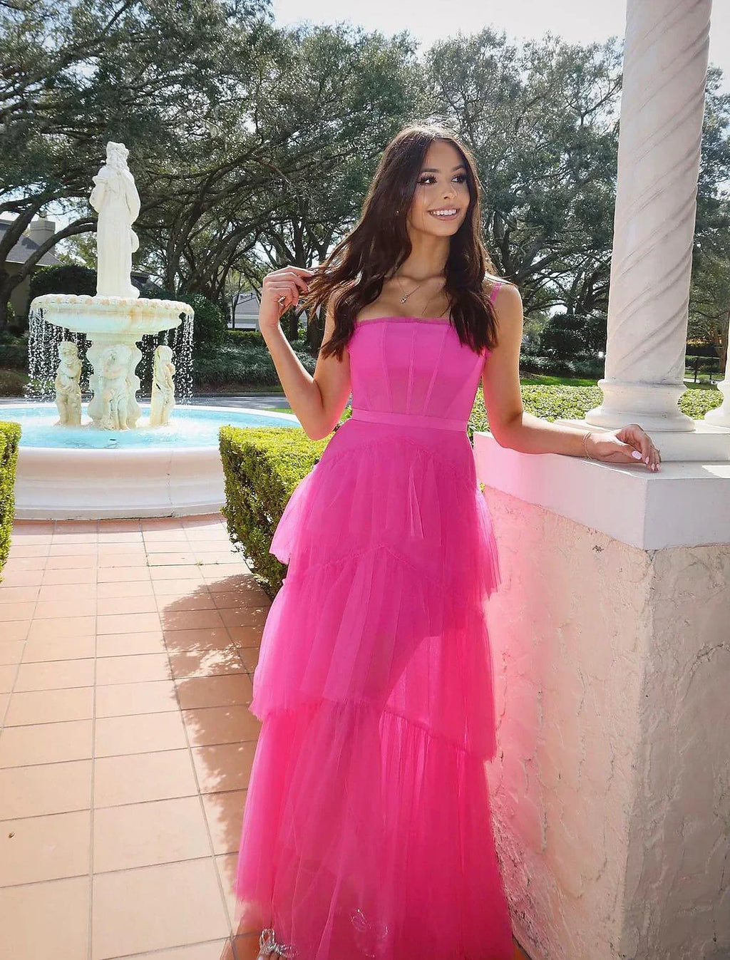 Ball Gown Prom Dresses Elegant Dress Formal Prom Floor Length Sleeveless Spaghetti Strap with Ruched