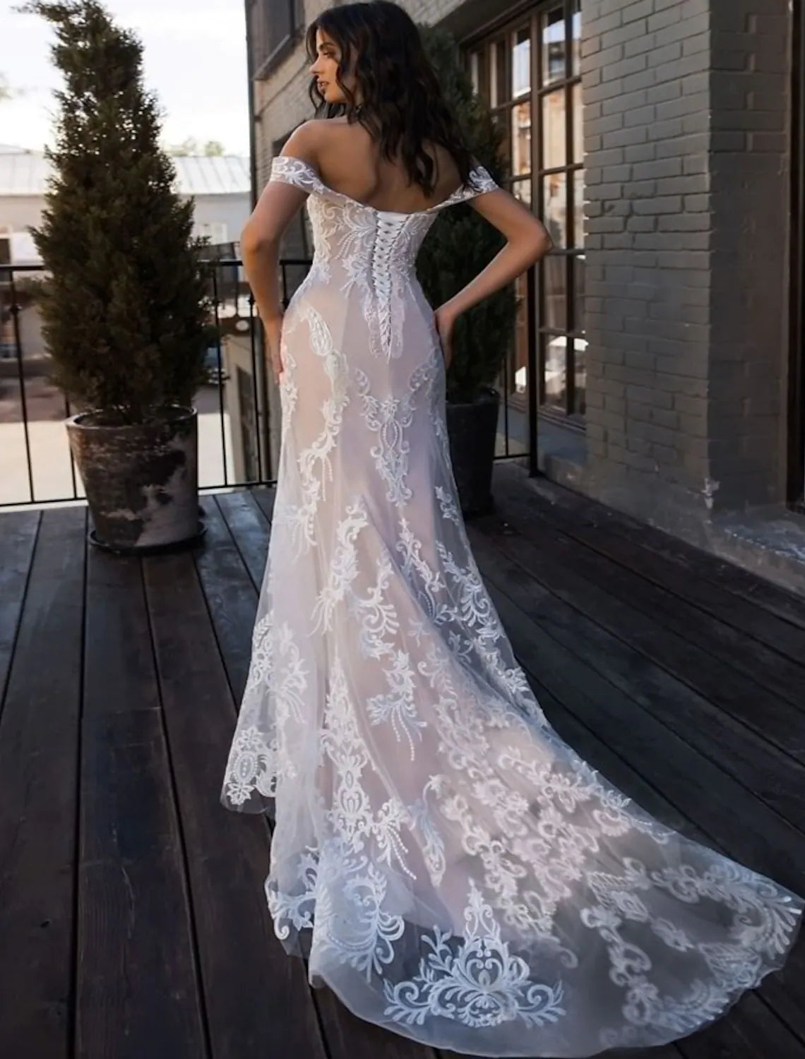 Beach Wedding Dresses Regular Straps
